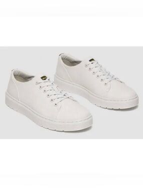 Dr. Martens Unisex Dante Canvas Oatmeal Sneakers Sz W 10 M 9 NEW